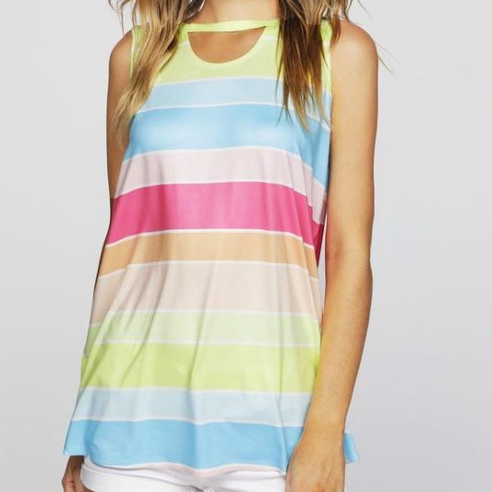 Cut Out Neck Tank